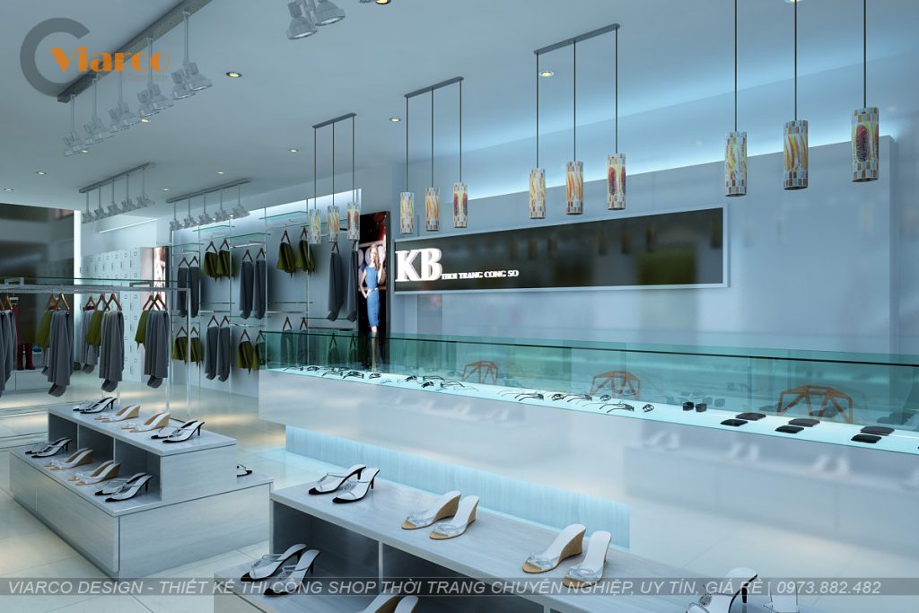Thiết kế thi công shop thời trang tại thành phố Vinh - Nghệ An2