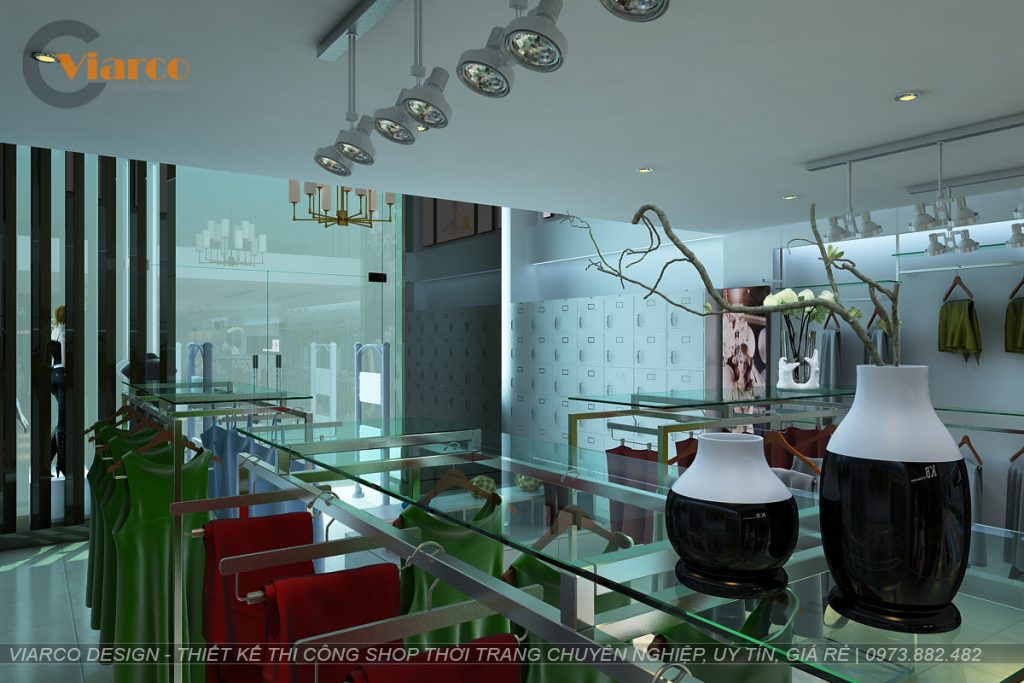 Thiết kế thi công shop thời trang tại thành phố Vinh - Nghệ An12